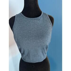 JoyLab Women’s XL Cropped Athletic Tank Open Back Performance Top Blue